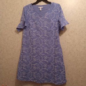 Isaac Mizrahi Live! Cotton Eyelet Swing Dress